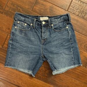 Madewell Blue Denim Shorts